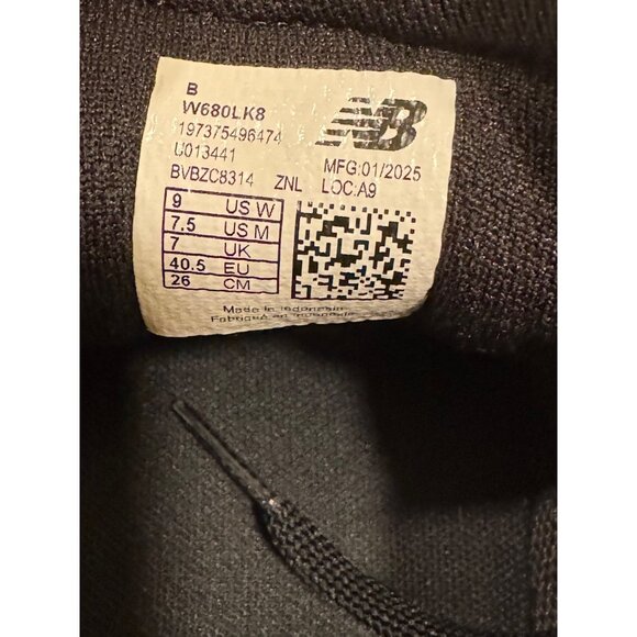 New Balance Fresh Foam 680v8 Womens Size 9 Black Running Walking Shoes Sneakers - Picture 10 of 13